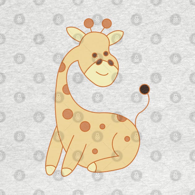 Adorable Giraffer by Duzzi Art